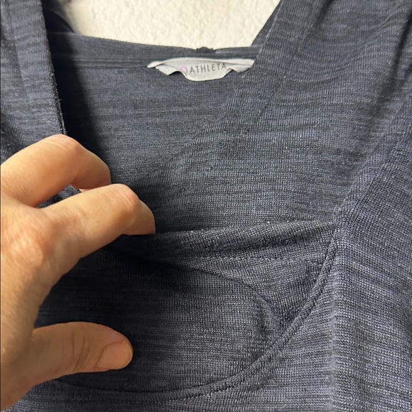 Athleta Hooded Space-Dyed Sweatshirt Size M - Picture 6 of 6